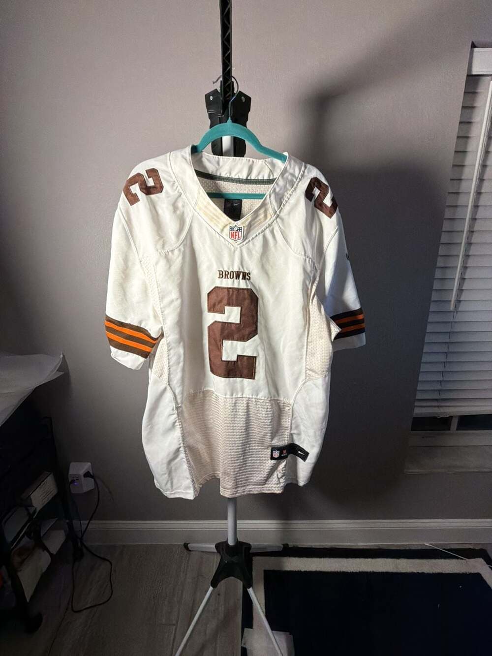 Nike Cleveland Browns Tim Couch #2 White NFL Game Jersey Size 52